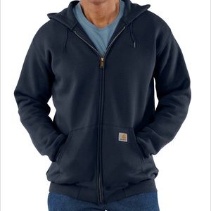 Carhartt navy relaxed fit hoodie. Small